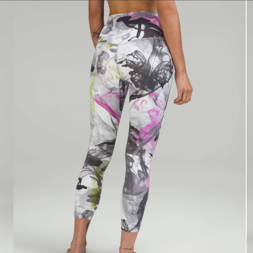 EUC - Lululemon Throwback Print Align High-Rise Pant 25" - Size 10